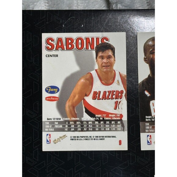 1997-98 SkyBox Z-Force Franz Portland Trail Blazers 10 Card Lot (7 Players) - Picture 10 of 16